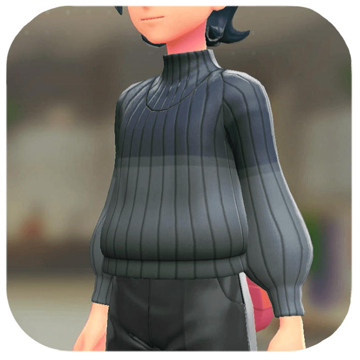 Pokemon Legends Z-A Male Two-Tone Turtleneck Sweater Icon