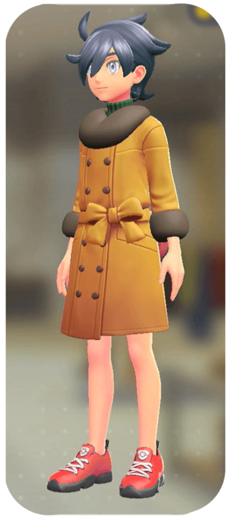 Pokemon Legends Z-A Male Fur Coat and Turtleneck Set Icon