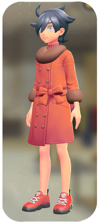 Pokemon Legends Z-A Male Fur Coat and Turtleneck Set Icon