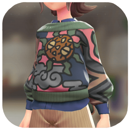 Pokemon Z-A - Sweater and Shirt Set Fern Meteorites | Lapis F