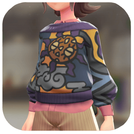 Pokemon Z-A - Sweater and Shirt Set Ink Meteorites | Dusty Pink F