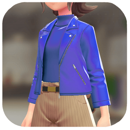 Pokemon Z-A - Biker Jacket Set Vivid Blue | Dark Blue F