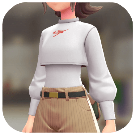 Pokemon Z-A - Crop Top Set Vivid White | White F