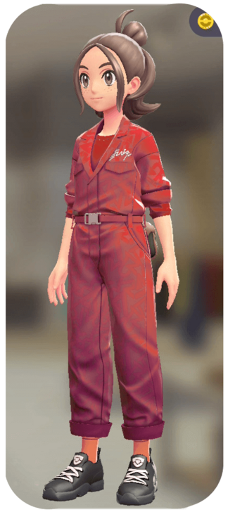 Pokemon Z-A - Jumpsuit and Shirt Set Red Graffiti | Vivid Red F