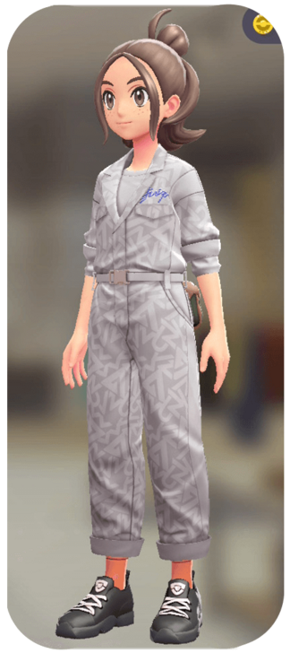 Pokemon Z-A - Jumpsuit and Shirt Set White Graffiti | Vivid White F