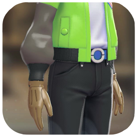Pokemon ZA - Leather Gloves Brown
