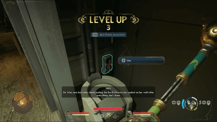 Lever for False Wall