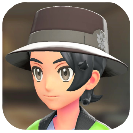Pokemon Legends Z-A Male Boater Hat Icon