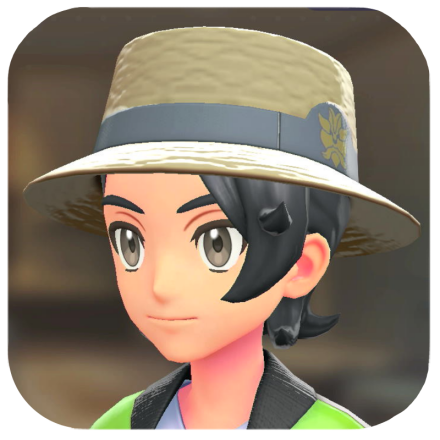 Pokemon Legends Z-A Male Boater Hat Icon