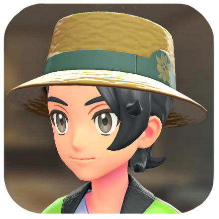 Pokemon Legends Z-A Male Boater Hat Icon