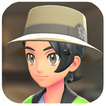 Pokemon Legends Z-A Male Boater Hat Icon