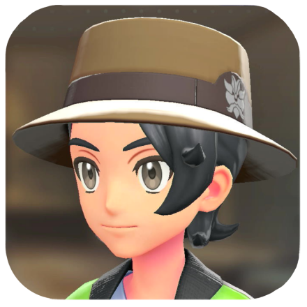 Pokemon Legends Z-A Male Boater Hat Icon