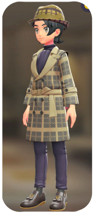 Pokemon Legends Z-A Male Trench Coat and Pants Set Icon