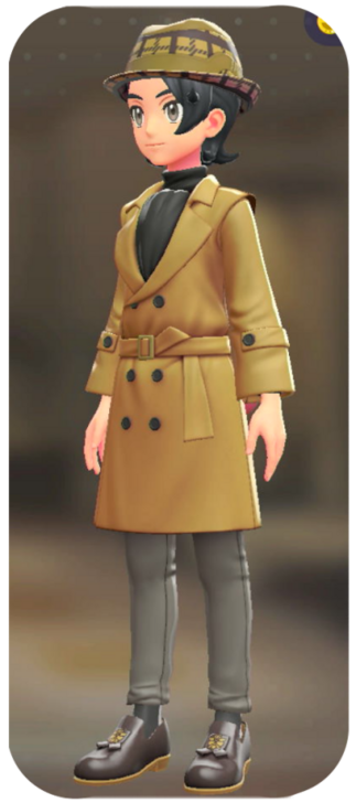 Pokemon Legends Z-A Male Trench Coat and Pants Set Icon