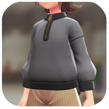 Pokemon Z-A - Simple Pullover Gray F