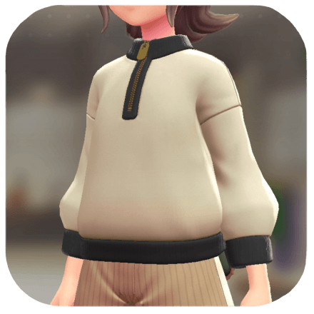 Pokemon Z-A - Simple Pullover Ivory F
