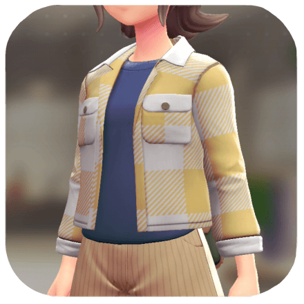 Pokemon Z-A - Shacket and T-Shirt Set White / Yellow | Blue F