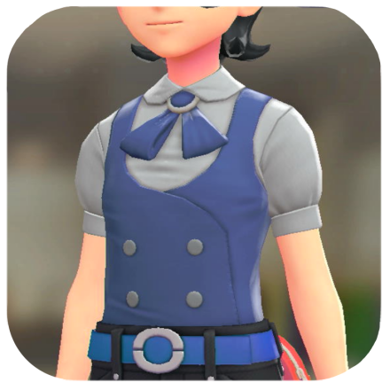 Pokemon Legends Z-A Male Vest and Ribbon Blouse Set Icon