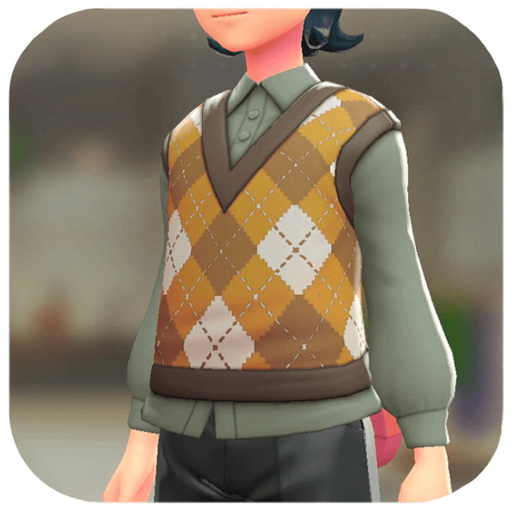 Pokemon Legends Z-A Male Sweater Vest and Blouse Set Icon