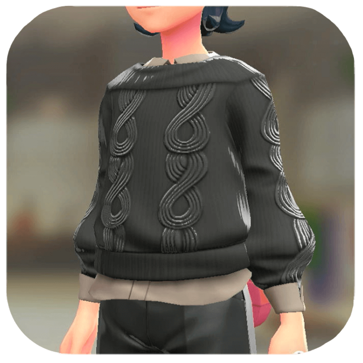 Pokemon Z-A - Sweater and Shirt Set Black | Beige M