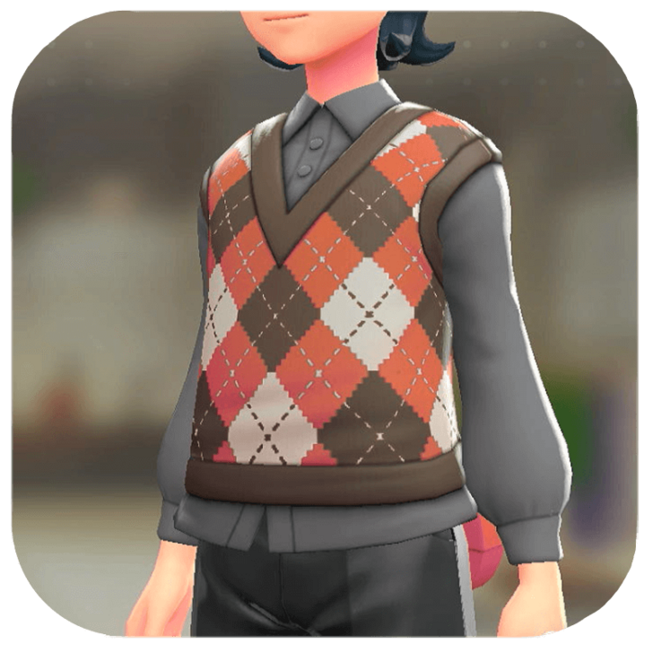 Pokemon Legends Z-A Male Sweater Vest and Blouse Set Icon