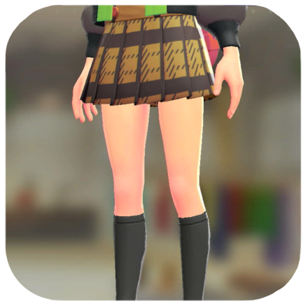 Pokemon Legends Z-A Male Plaid Pleated Skort Icon