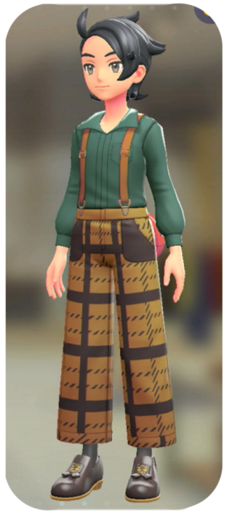 Pokemon Legends Z-A Male Suspender Pants Set Icon