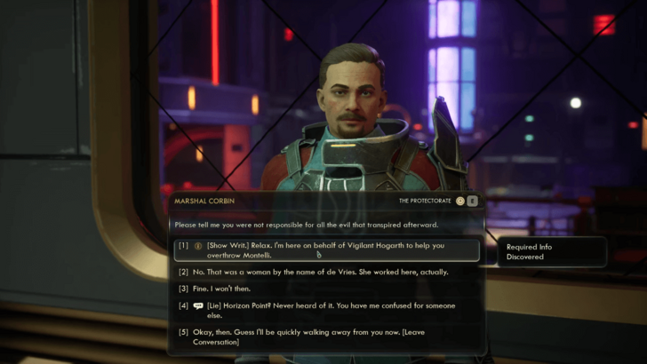 Show Corbin Writ of Conscription