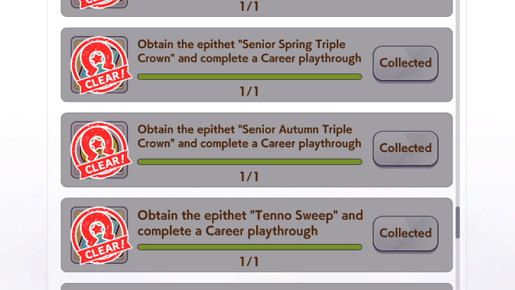 Special Mission Rewards