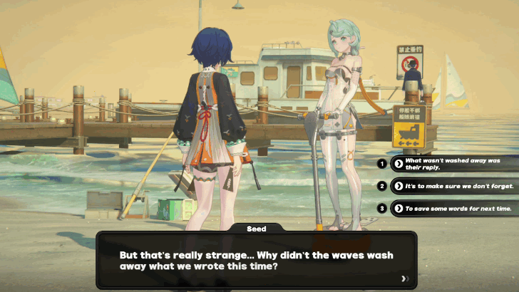 What the Waves Will Wash Away Choices