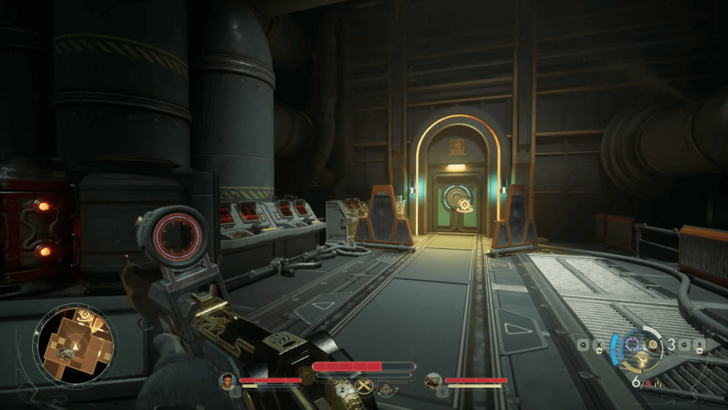 Door to the Credentials Terminal Room