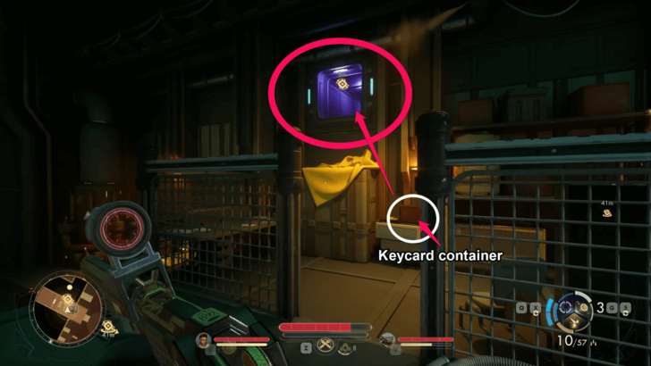 Air Vent near Keycard