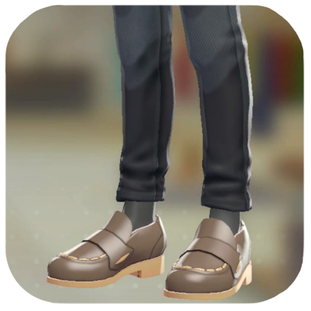 Pokemon Legends Z-A Male Leather Loafers Icon