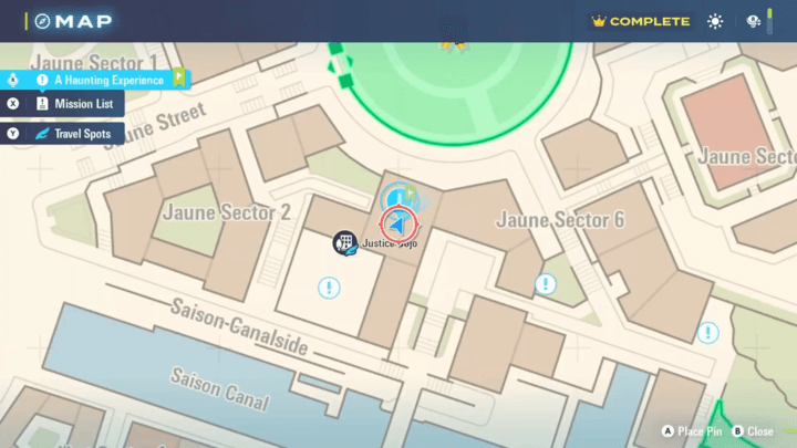 A Haunting Experience Map Location