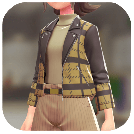 Pokemon Z-A - Biker Jacket Set BRAVELY Tan | Beige F