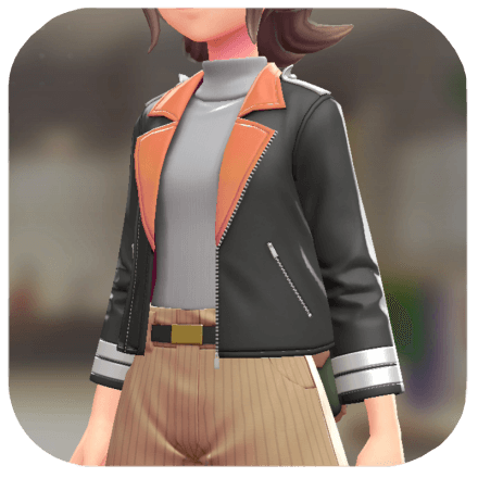 Pokemon Z-A - Dark-Type Jacket Set Black / Orange | Light Gray F
