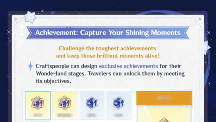 Miliastra Wonderland Achievements Preview