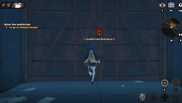 5 Enter the Auditorium