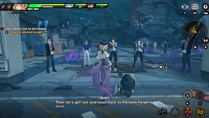 6 Lead Yidhari out of the Hollow