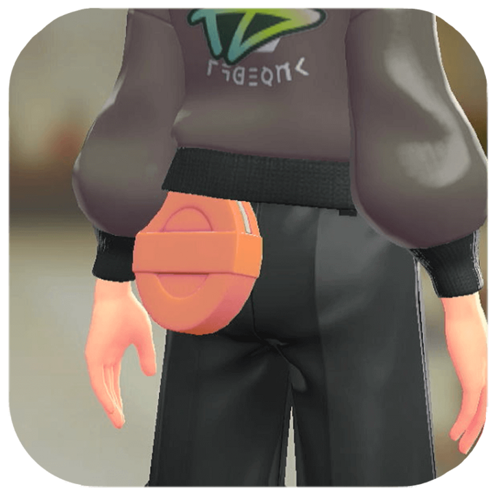 Pokemon Legends Z-A Male Simple Round Satchel Icon