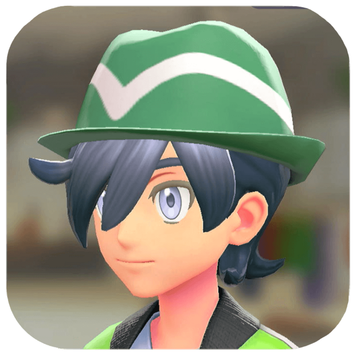 Pokemon Legends Z-A Male Striped Trilby Icon