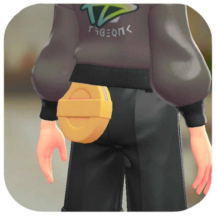 Pokemon Legends Z-A Male Simple Round Satchel Icon