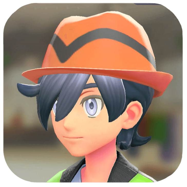 Pokemon Legends Z-A Male Striped Trilby Icon
