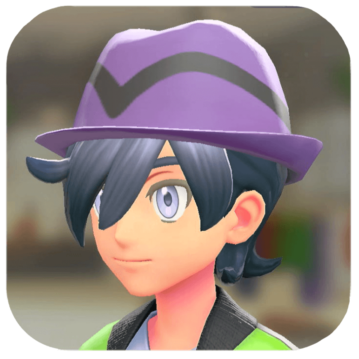 Pokemon Legends Z-A Male Striped Trilby Icon