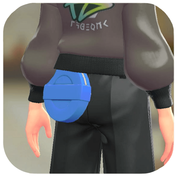 Pokemon Legends Z-A Male Simple Round Satchel Icon