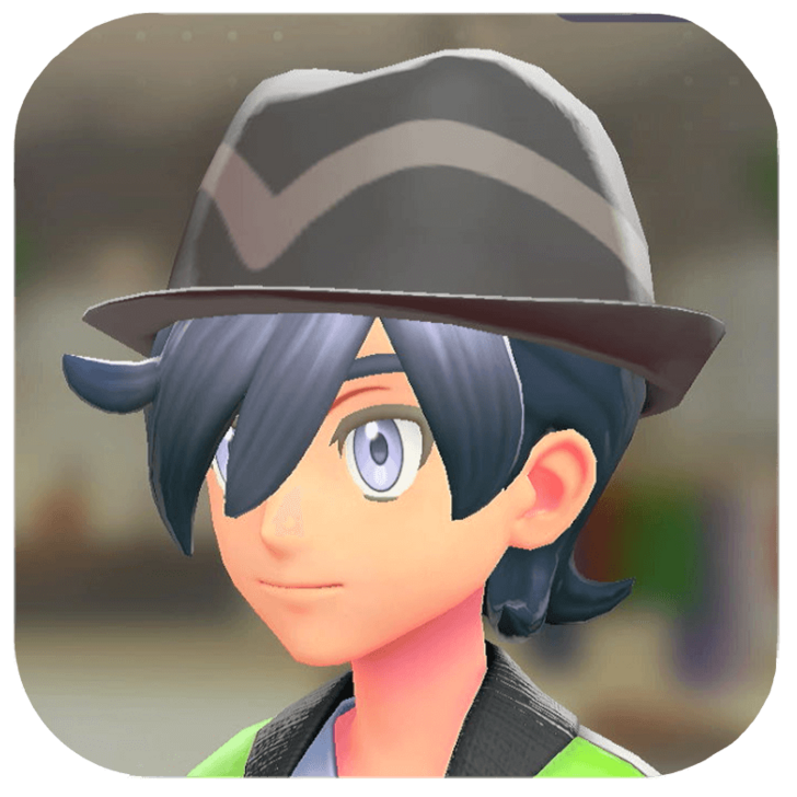 Pokemon Legends Z-A Male Striped Trilby Icon