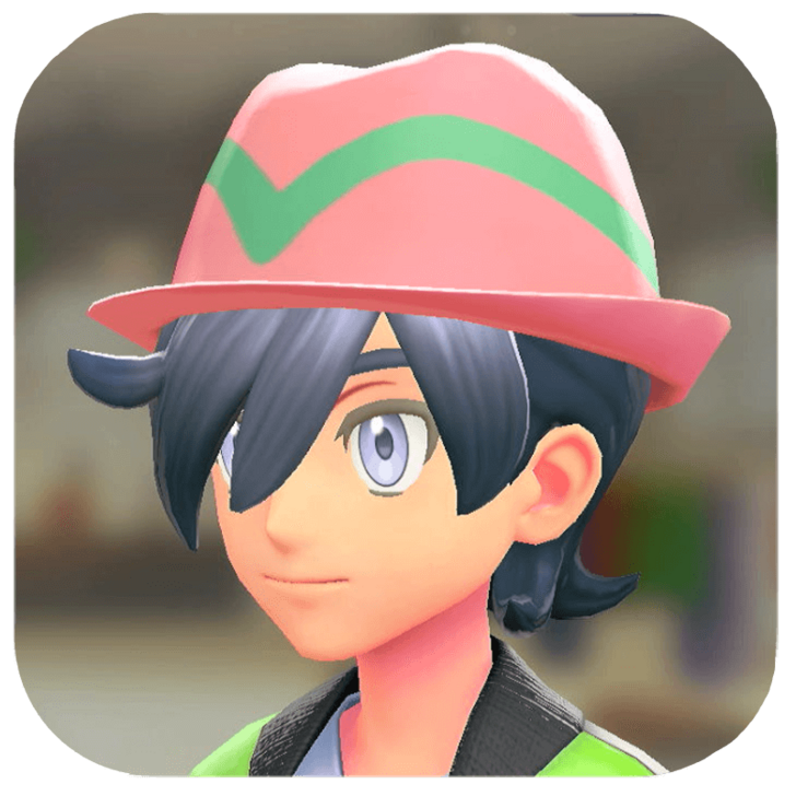 Pokemon Legends Z-A Male Striped Trilby Icon