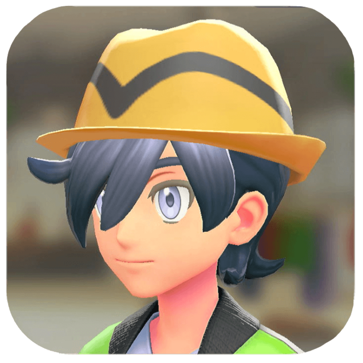 Pokemon Legends Z-A Male Striped Trilby Icon