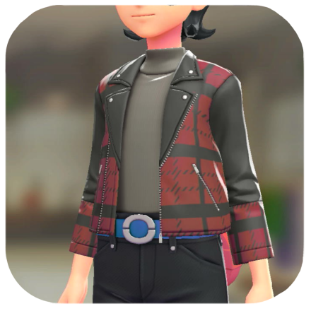 Pokemon Z-A - Biker Jacket Set BRAVELY Red | Greige M