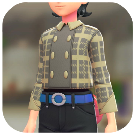 Pokemon Legends Z-A Male Plaid Peacoat Icon